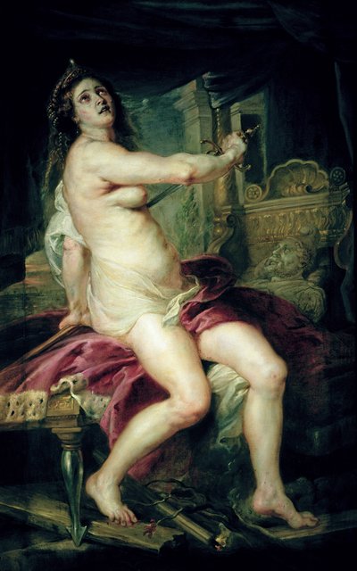 Smrt Dido (olej na plátně) od Peter Paul Rubens