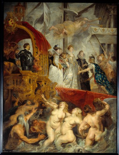 Vylodění Marie de Medicis v přístavu Marseille 3. listopadu od Peter Paul Rubens