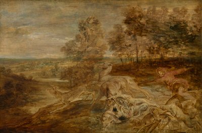 Lov na jelena od Peter Paul Rubens