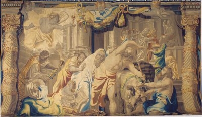 Eucharistie přemáhá pohanské oběti, Brusel, druhá polovina 17. století od Peter Paul Rubens
