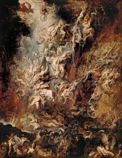 The Fall of the Damned , c. 1620. od Peter Paul Rubens
