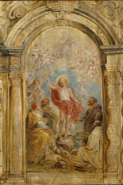 Oslavování eucharistie, ca. 1630-32. od Peter Paul Rubens