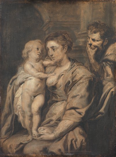 Svatá rodina od Peter Paul Rubens
