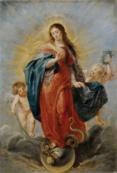Neposkvrněné početí od Peter Paul Rubens