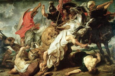 Lov na lva od Peter Paul Rubens
