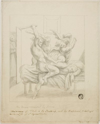 Muž mučený sny od Peter Paul Rubens