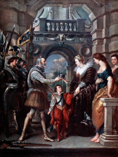Medicejský cyklus: Jindřich IV. odchází do války v Německu, 20. března 1610, 1621-1625. od Peter Paul Rubens