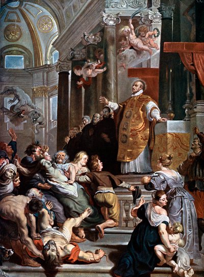 Zázraky svatého Ignáce Loyoly, c1617-1618 od Peter Paul Rubens