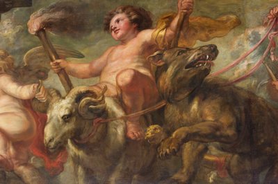 Rubensův strop, Banketní dům, Whitehall, kolem 1629-34 (olej na plátně) od Peter Paul Rubens
