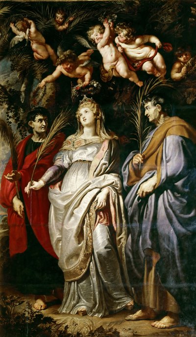 Svatí Domitilla, Nereus a Achilleus, 1608. od Peter Paul Rubens