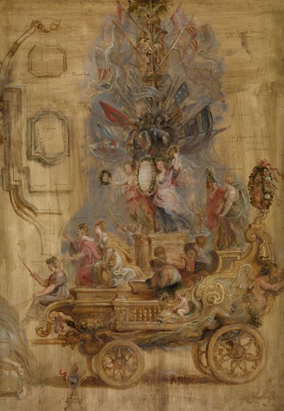 Triumfální vůz Kallo, 1638. od Peter Paul Rubens