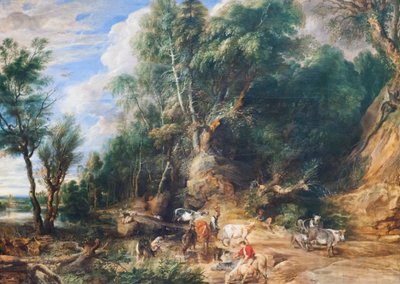 The Watering Place, cca 1615-22 (olej na dubu) od Peter Paul Rubens