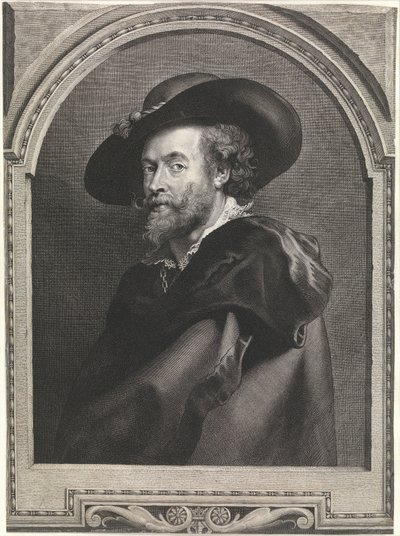 Malíř Peter Paul Rubens (rytina) od Peter Paul Rubens