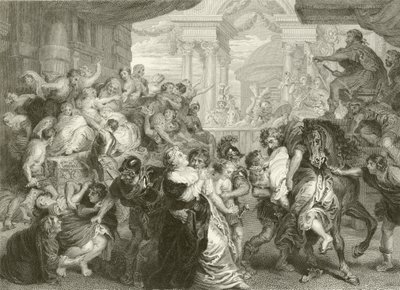 Znásilnění Sabinek od Peter Paul Rubens