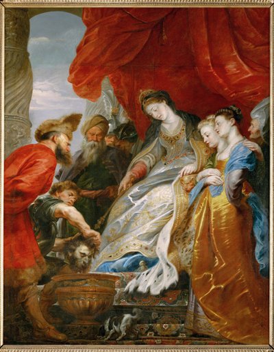 Thomiris, královna Skytů (malba na plátně) od Peter Paul Rubens