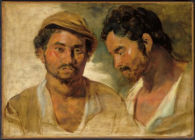 Dvě studie muže, hlavy a ramen od Peter Paul Rubens