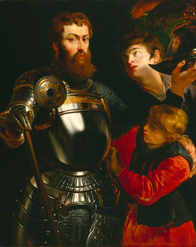 Warrior (olej na plátně) od Peter Paul Rubens