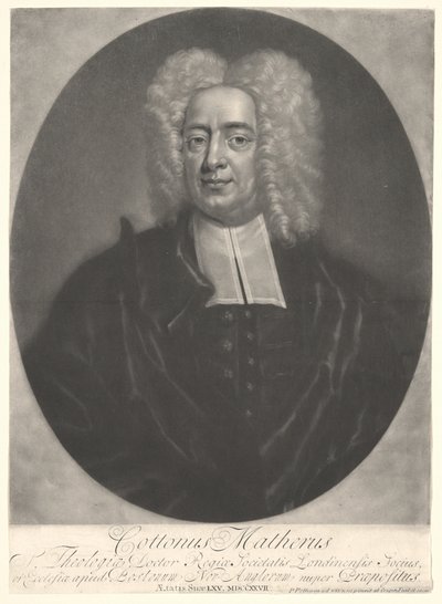 Cotton Mather od Peter Pelham