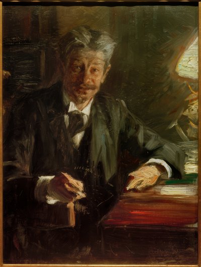 Portrét kritika a spisovatele Georga Brandesa od Peder Severin Krøyer