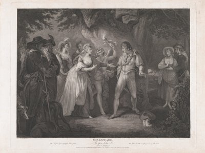 Jak se vám líbí, 5. dějství, 4. scéna Shakespeare, 29. září 1792, 29. září 1792. od Peter Simon
