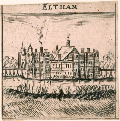 Elthamský palác, Londýn, c1653 od Peter Stent