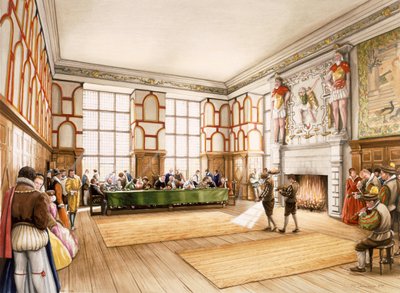 Hardwick Old Hall, c1590, c1990-2010. od Peter Urmston