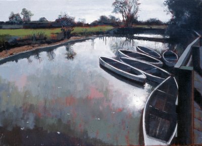 Barcombe Mills, Sussex, 2007 (olej na plátně) od Peter Wilson
