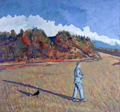 Stín na pláži, 2000 (olej na plátně) od Peter Wilson