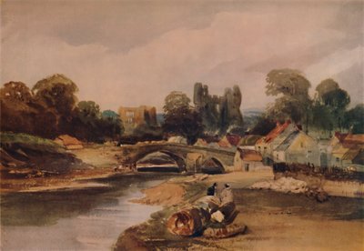 Vesnice na řece, c1824, 1935 od Peter de Wint