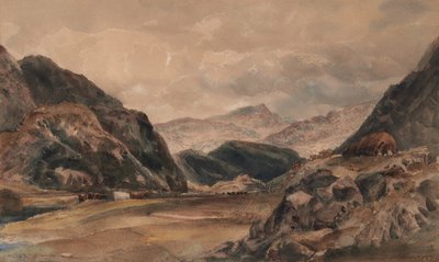 Beddgelert, Severní Wales od Peter de Wint