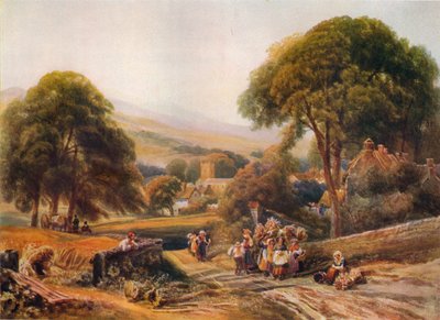 The Harvesters Return, c1804-1849, 1936 od Peter de Wint