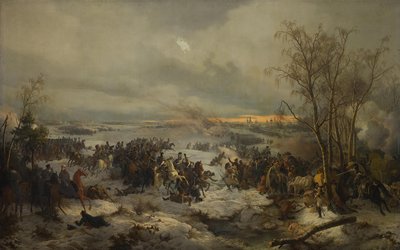 Bitva o Krasnoj Krasny 17. listopadu 1812 1849 od Peter von Hess