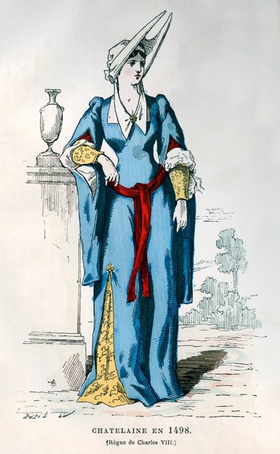 Paní z doby francouzského Karla VIII., 1498 1882-1884. od Petit