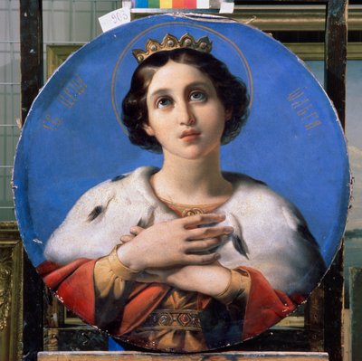 Svatá Olga, princezna Kyjevská od Petr Mikhailovich Shamshin
