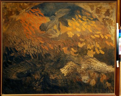 ""La nuit"" (Noc) Obraz Petra Savviche Utkina (1877-1934) Tempera na plátně 1904 Rozměr 103x124 cm Soukromá sbírka od Petr Savvic Utkin