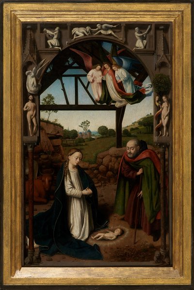 Klanění Krista-Dítěte od Petrus Christus