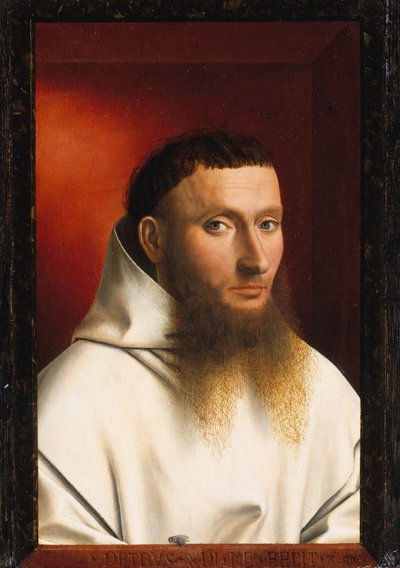 Portrét kartuziána od Petrus Christus