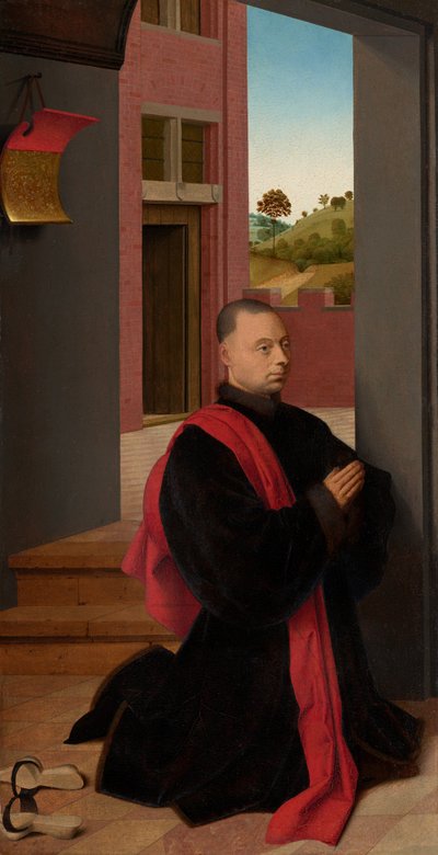 Portrét mužského dárce od Petrus Christus