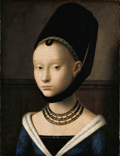Portrét mladé ženy od Petrus Christus