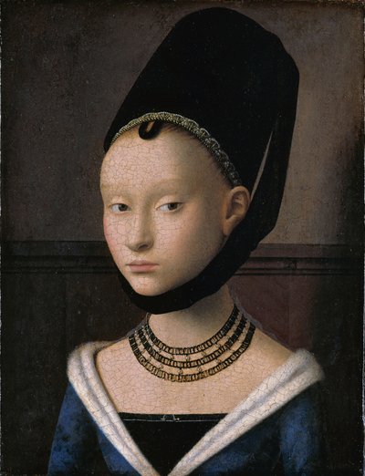 Portrét mladé ženy od Petrus Christus