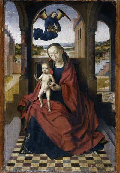 Madona s dítětem, 60. léta 14. století od Petrus Christus