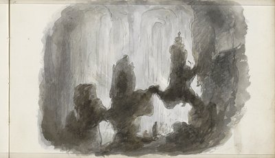 Krápníková jeskyně od Petrus Johannes Schotel