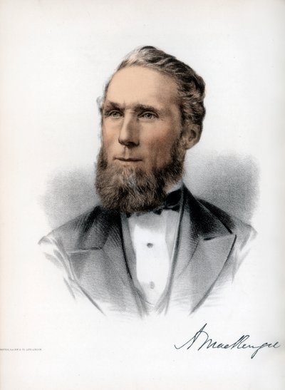 Alexander Mackenzie, druhý ministerský předseda Kanady, c1890. od Petter and Galpin Cassell