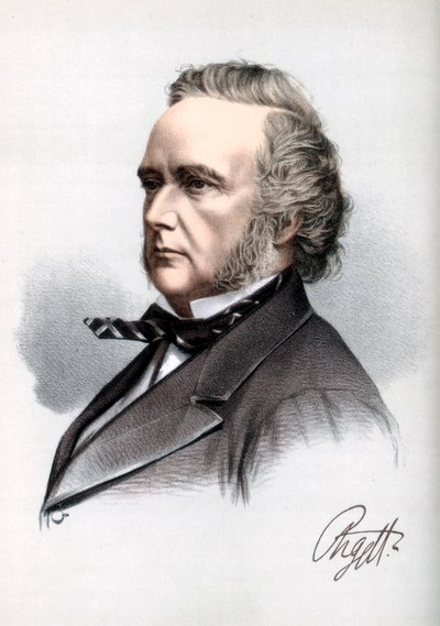 George Campbell, 8. vévoda z Argyllu, skotský liberální politik a spisovatel, c1890. od Petter and Galpin Cassell