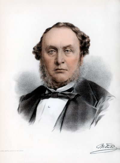 Sir Michael Costa, britský skladatel a dirigent italského původu, c1890. od Petter and Galpin Cassell