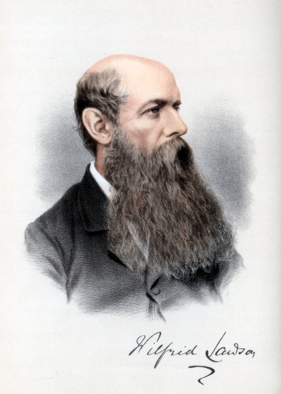 Sir Wilfrid Lawson, britský politik a bojovník za střídmost, c1890. od Petter and Galpin Cassell
