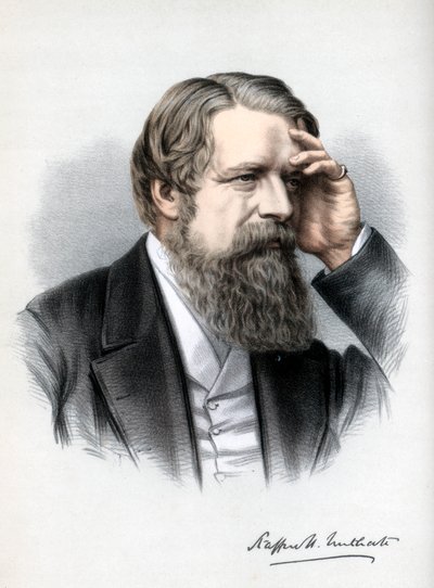 Stafford Northcote, 1. hrabě z Iddesleigh, britský státník, c1890. od Petter and Galpin Cassell