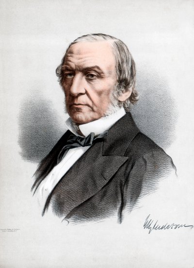 William Ewart Gladstone, britský státník a předseda vlády Liberální strany, c1890. od Petter and Galpin Cassell