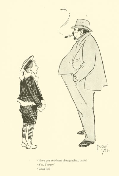 Kreslený film od Phila Maye z 90. let 19. století (litho) od Phil May
