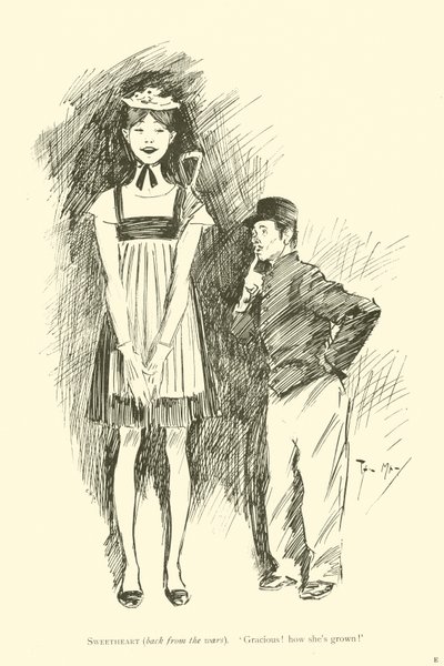 Kreslený film od Phila Maye z 90. let 19. století (litho) od Phil May